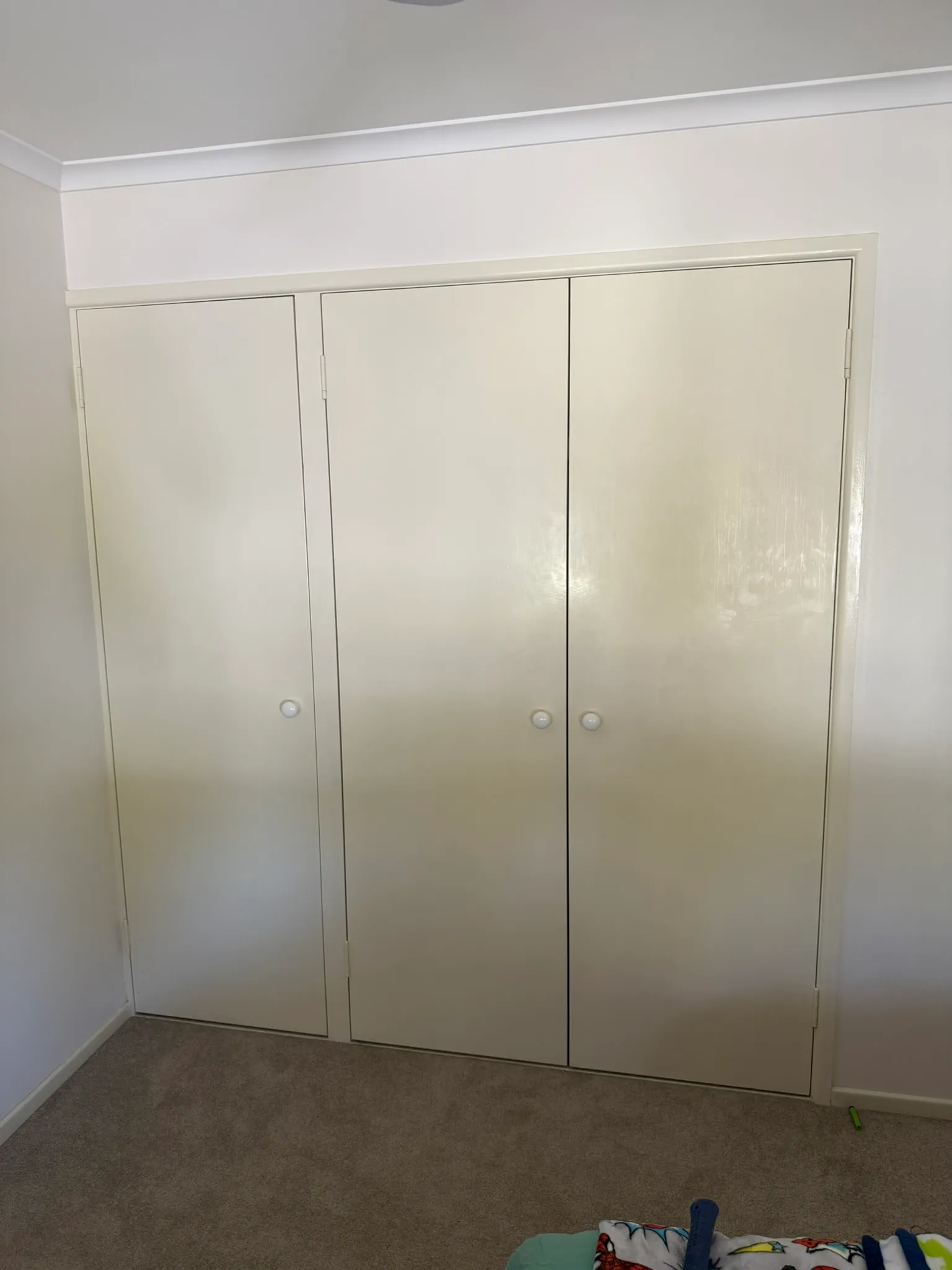 IMG_2921 Custom sliding wardrobe doors installed in Brisbane bedroom